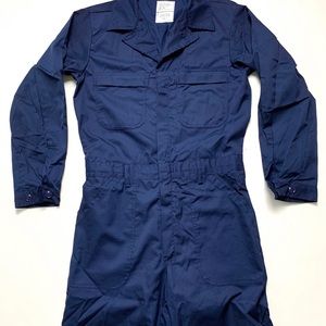 Navy blue coveralls